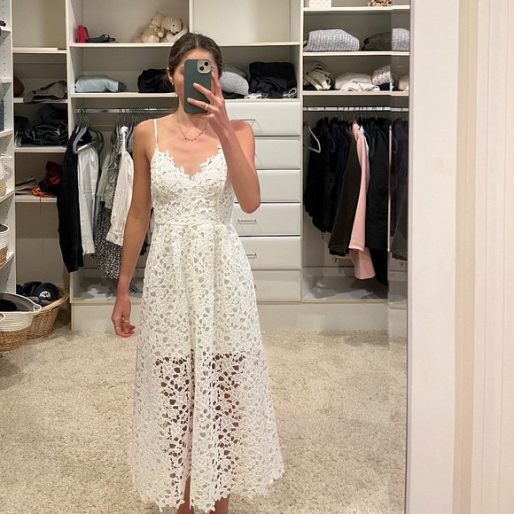 The Lace Midi Dress ASTR The Label - Picture 1 of 3